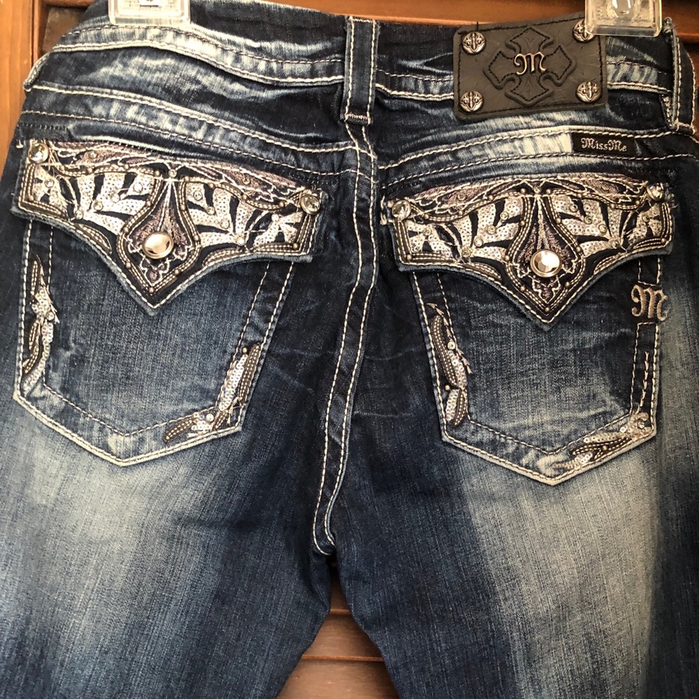 Miss me embellished skinny jeans